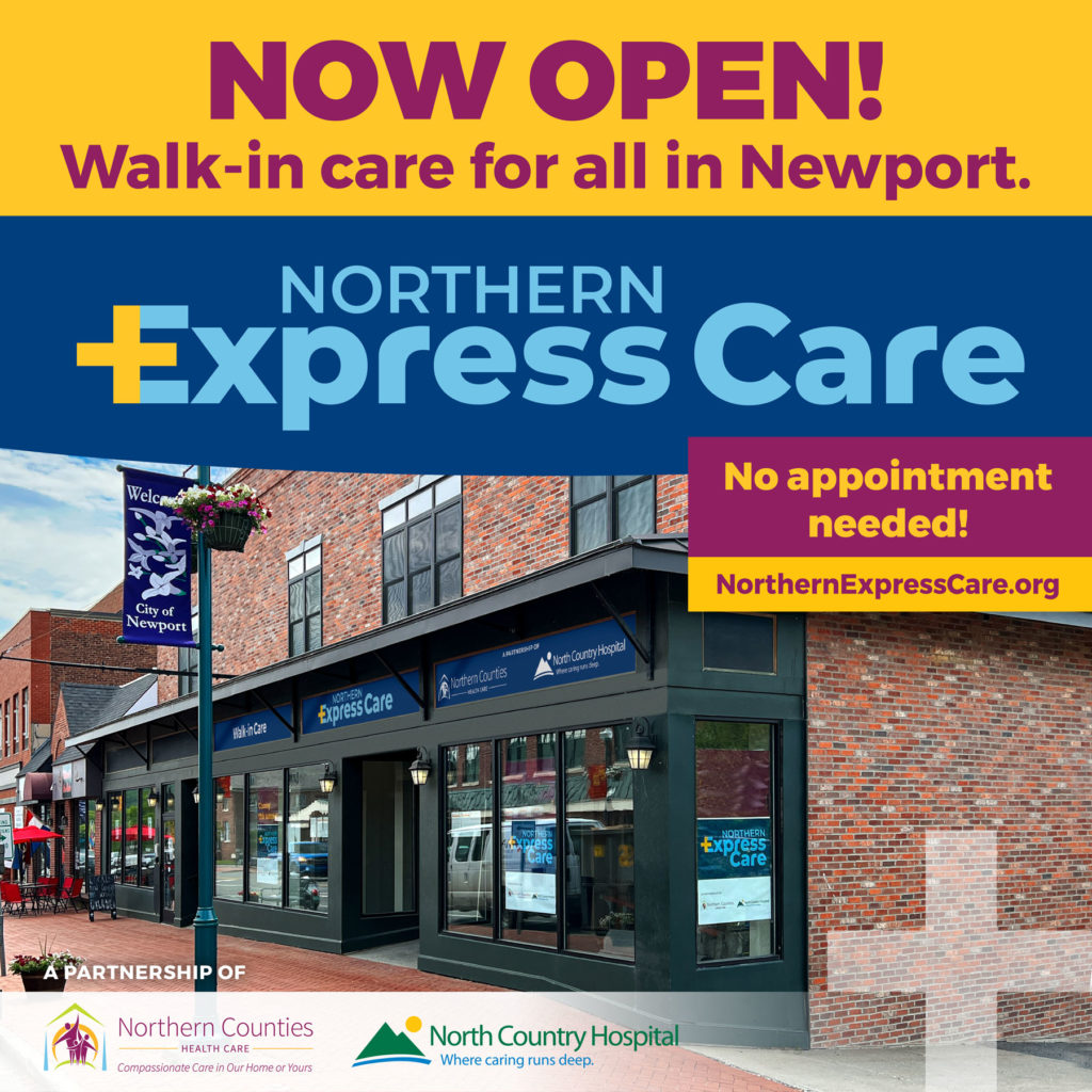 Northern Express Care Newport Now Open ad