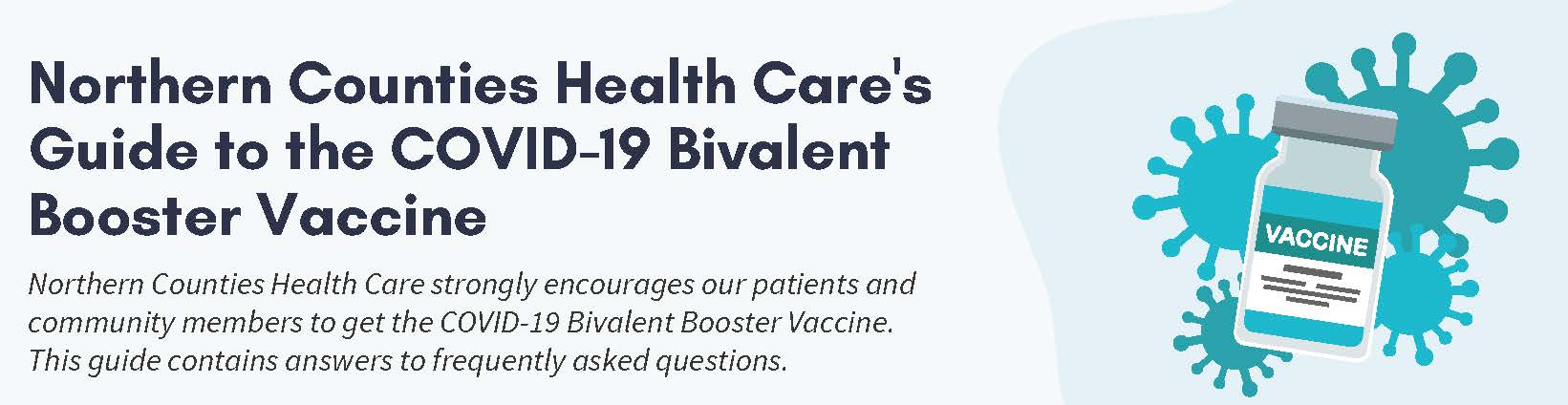 Image announcing guide to bivalent vaccines