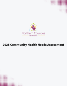 Cover Page with NCHC Logo and Text "Community Health Needs Assesment"